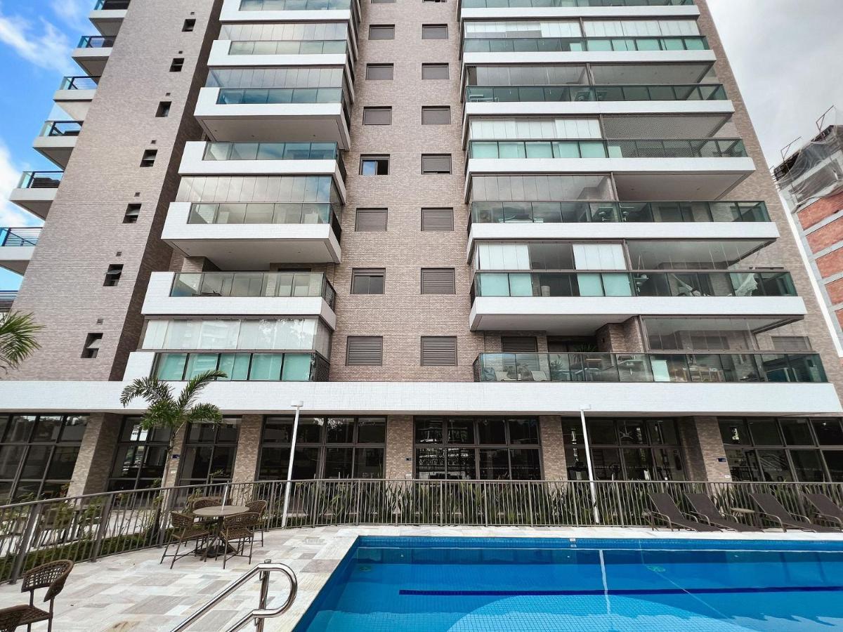 Home 49 I Apto Pe Na Areia E Piscina Aquecida Em Bertioga Exterior photo